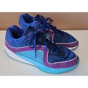 Nike KD16 Deep Royal Blue Vivid Purple Basketball Shoes DV2917-401 Mens Size 14